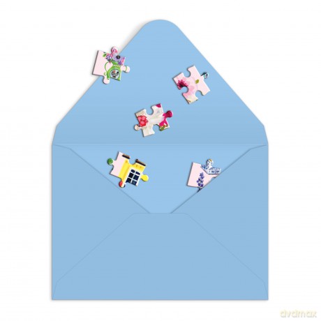 Buzzy Bouquets Greeting Card Puzzle [KSIĄŻKA]