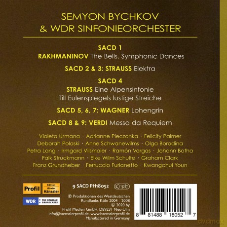 Bychkov Semyon - Wdr Sinfonieorchester: Bychkov Semyon - The Conductor (Sacd) [9SACD]