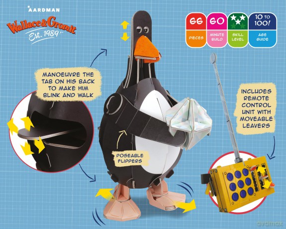 BYO Wallace Gromit Feathers McGraw [KSIĄŻKA]