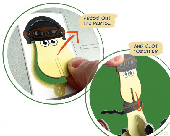 BYO Wallace Gromit Sidecar Plane [KSIĄŻKA]