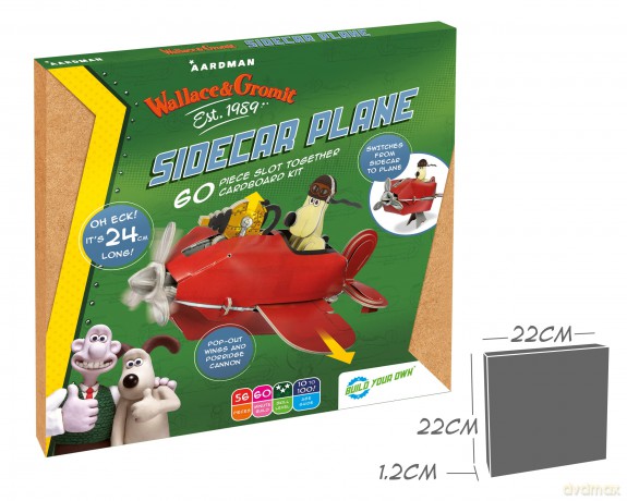 BYO Wallace Gromit Sidecar Plane [KSIĄŻKA]