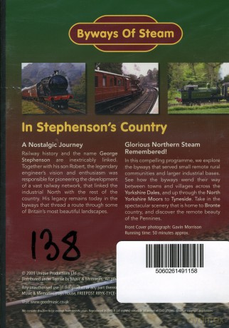 Byways Of Steam In Stephenson's Country [DVD]