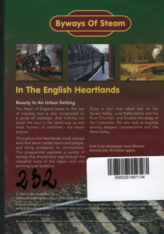 Byways Of Steam In The English Heartlands [DVD]
