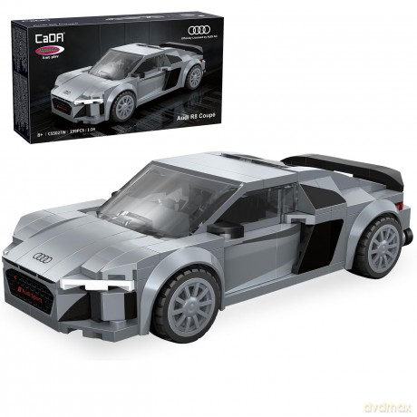 CaDA Audi R8 CoupŠ 1:24 grau Bricks