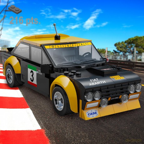 CaDA Fiat Abarth 131 1:20 schwarz 2,4GHP10SpielwarenDIVERSE530211280930.99107.11.20250571234 978383