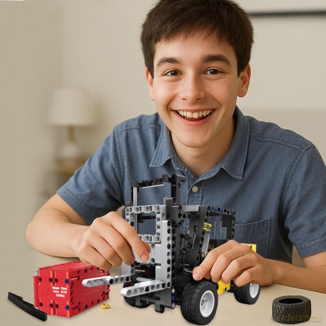 CaDA Gabelstapler Bricks