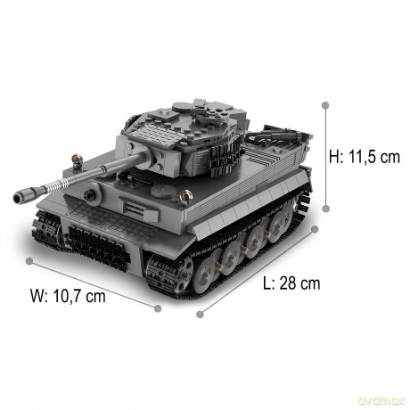 CaDA Panzer Tiger 1:35 grau 2,4GHz BricP10SpielwarenDIVERSE530215827289.99116.12.20250571234 570201