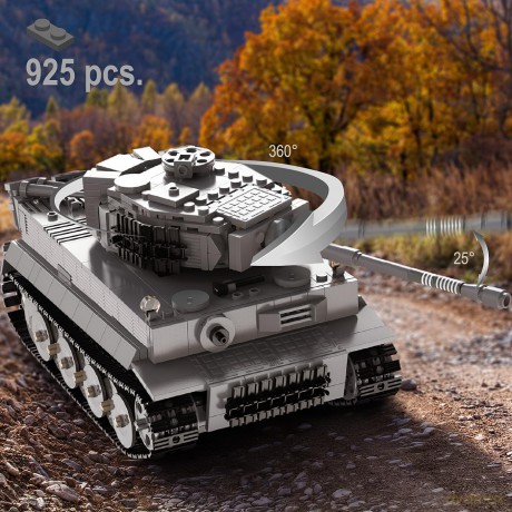 CaDA Panzer Tiger 1:35 grau 2,4GHz BricP10SpielwarenDIVERSE530215827289.99116.12.20250571234 570201