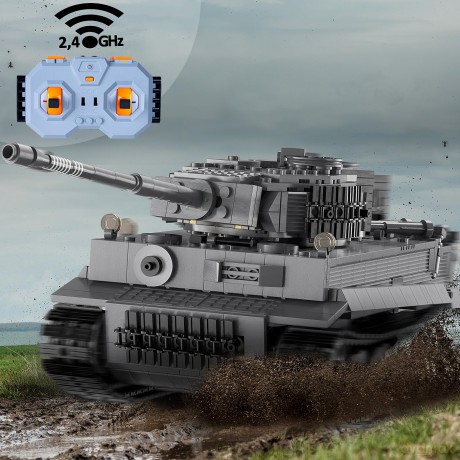 CaDA Panzer Tiger 1:35 grau 2,4GHz BricP10SpielwarenDIVERSE530215827289.99116.12.20250571234 570201