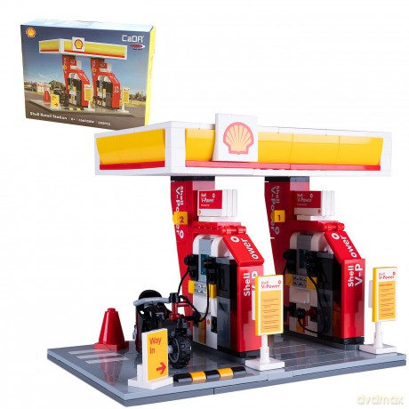 CaDA Shell Tankstelle Bricks