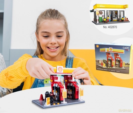 CaDA Shell Tankstelle Bricks
