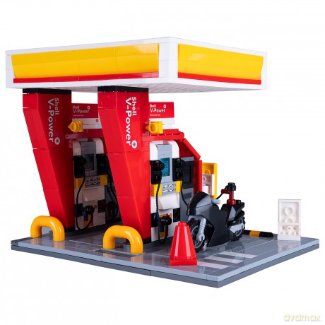 CaDA Shell Tankstelle Bricks