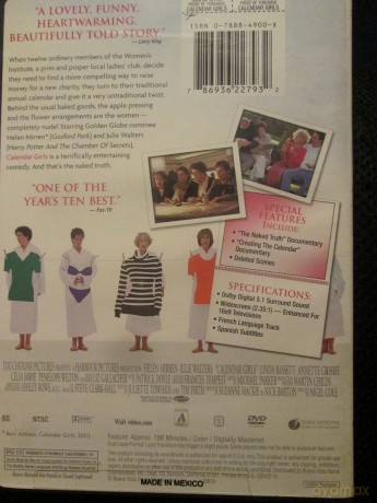 Calendar Girls (2003) [DVD]