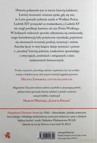 Historia Naturalna I Moralna Jedzenia - Maguelonne Toussaint-Samat [KSIĄŻKA]