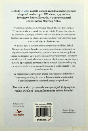 In Vitro. Ważne Rozmowy Na Trudne Tematy - Bogda Pawalec [KSIĄŻKA]