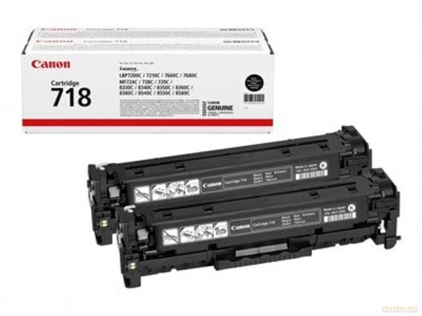 Canon: Canon Lasertoner 718BK schwarz VE2