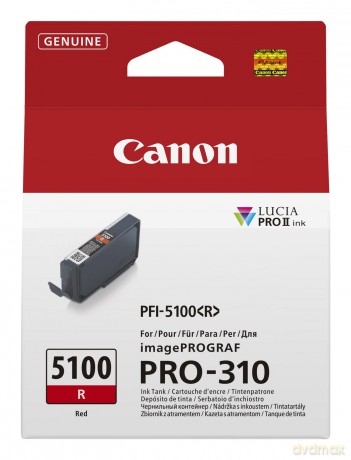 Canon: Canon PFI-5100 Rot rot Druckerpatrone