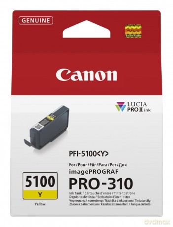 Canon: Canon PFI-5100 Y gelb Druckerpatrone
