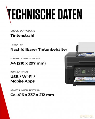 Canon: Canon PIXMA G4570 4 in 1 Tintenstrahl-Mu