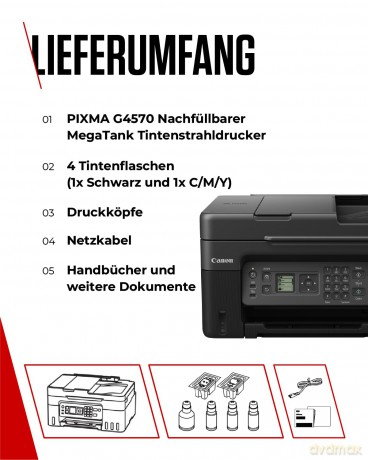 Canon: Canon PIXMA G4570 4 in 1 Tintenstrahl-Mu