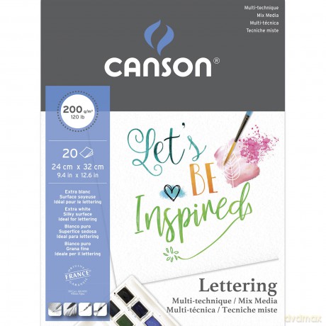 CANSON Letteringblock 24x32cm