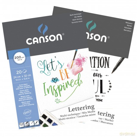 CANSON Letteringblock 24x32cm