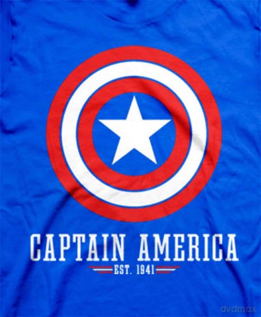 CAPTAIN AMERICA - Blue - T-Shirt (S)