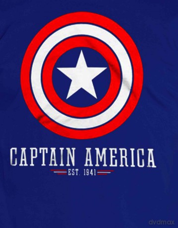 CAPTAIN AMERICA - Navy - T-Shirt (S)
