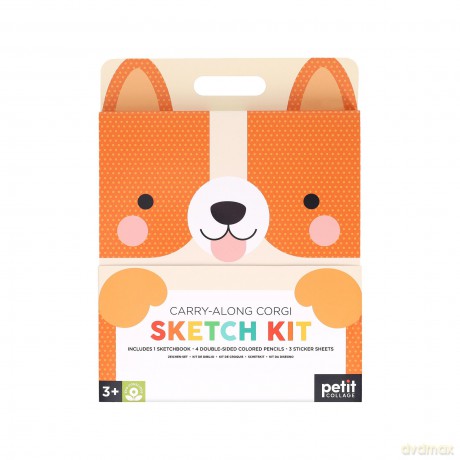 CarryAlong Corgi Sketch Kit [KSIĄŻKA]