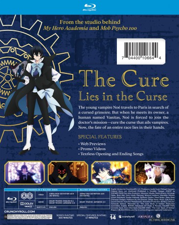 Case Study Of Vanitas: Ssn 1 - Part 1 [2xBlu-Ray]