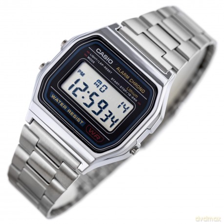 CASIO A158WA-1DF Vintage Unisex-Uhr Digi