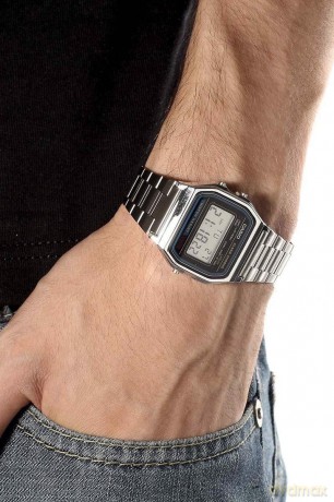CASIO A158WA-1DF Vintage Unisex-Uhr Digi