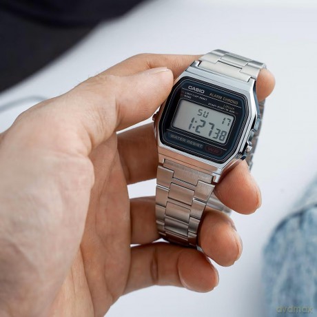 CASIO A158WA-1DF Vintage Unisex-Uhr Digi