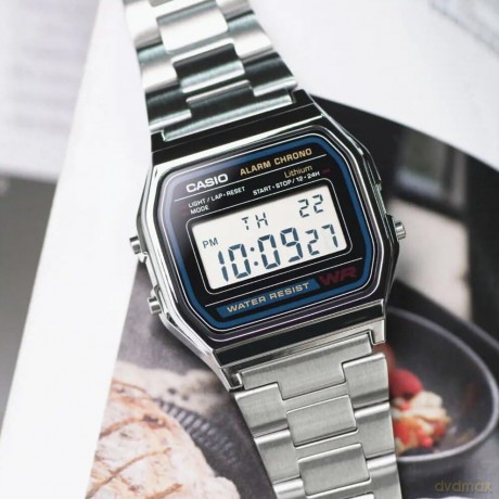CASIO A158WA-1DF Vintage Unisex-Uhr Digi