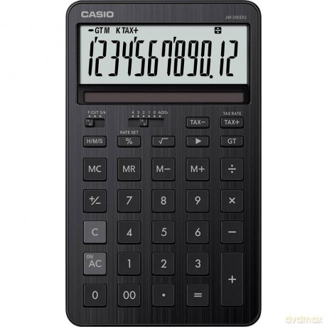 Casio: CASIO JW-200DQ-BK Taschenrechner eisensc