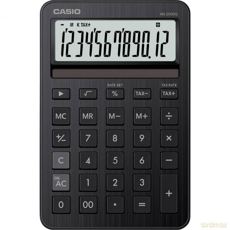 Casio: CASIO MS-200DQ-BK Taschenrechner eisensc