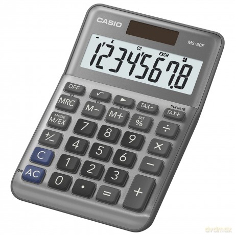 Casio: CASIO MS-80F Tischrechner grau