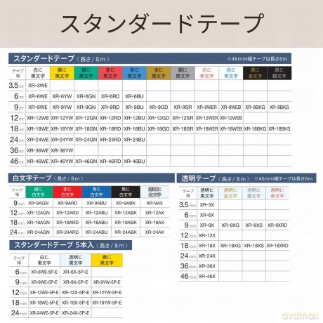 CASIO Schriftband Xr-24yw
