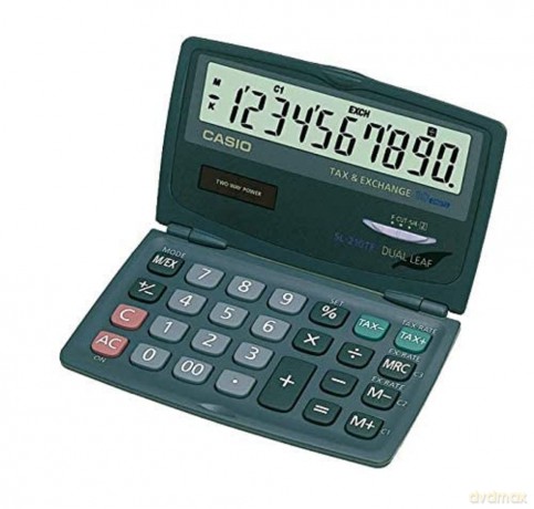 CASIO SL-210TE Taschenrechner anthrazit