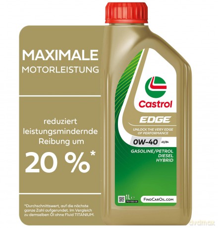 Castrol: Castrol EDGE 0W-40 A3/B4 Motorśl