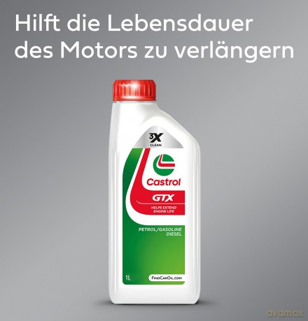Castrol: Castrol GTX 5W-40 A3/B4 Motorśl