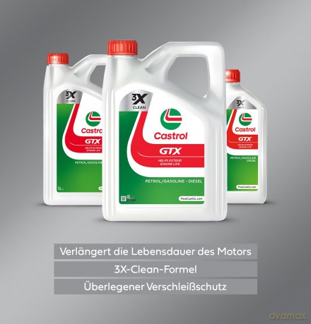 Castrol: Castrol GTX 5W-40 A3/B4 Motorśl