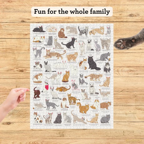 Cat Lovers 1000 Piece Jigsaw Puzzle