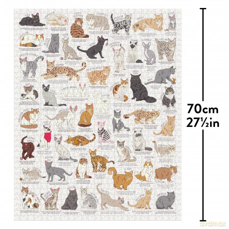Cat Lovers 1000 Piece Jigsaw Puzzle