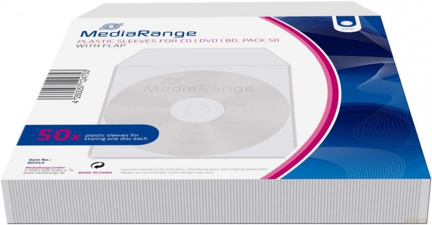 CD-Folien-Taschen mit Lasche
