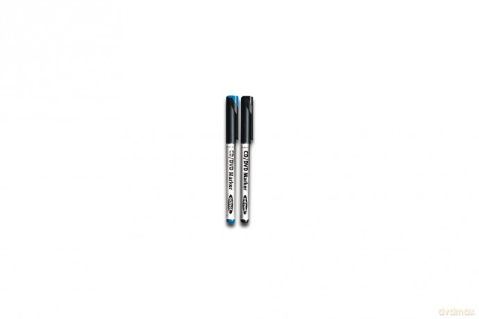 Ednet: Cd-Marker, Black + Blue, 2-Pack