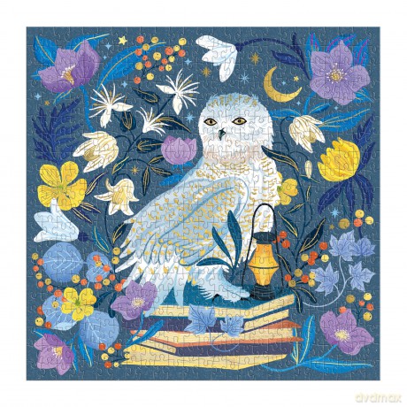 Celestial Owl 500 Piece Foil Puzzle [KSIĄŻKA]