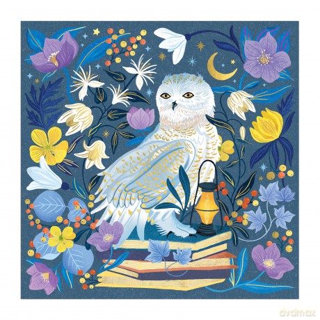 Celestial Owl 500 Piece Foil Puzzle [KSIĄŻKA]