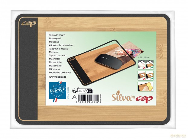 cep Mousepad schwarz/bambus