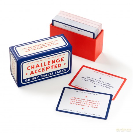 Challenge Accepted Travel Tasks Card Deck [KSIĄŻKA]
